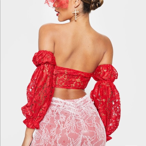 Lace Crop Top - Picture 4 of 7